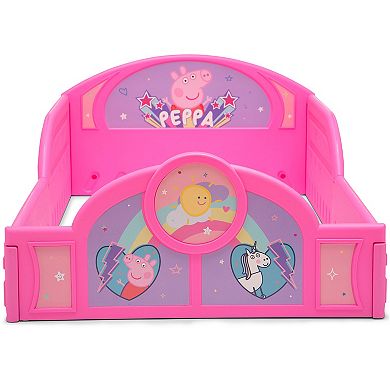 Delta Children Peppa Pig Plastic Sleep & Play Toddler Bed