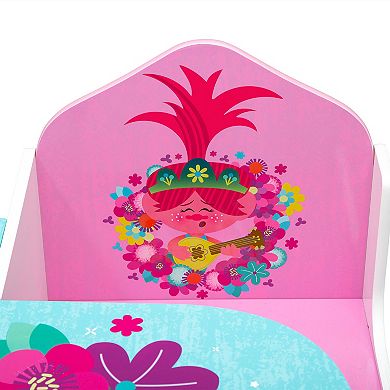 DreamWorks Trolls World Tour Chair Desk with Storage Bin by Delta Children