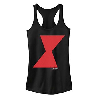 Juniors' Marvel Black Widow Logo Tank Top