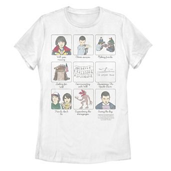 Juniors' Netflix Stranger Things Story Panels Tee
