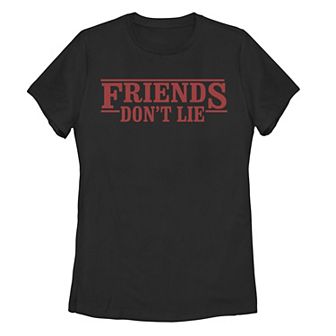Juniors' Netflix Stranger Things "Friends Don't Lie" Tee