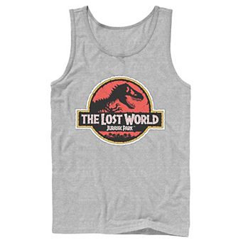 Men's Jurassic Park The Lost World Movie Logo Tank Top