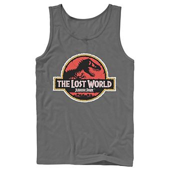 Men's Jurassic Park The Lost World Movie Logo Tank Top