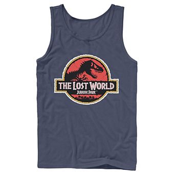 Men's Jurassic Park The Lost World Movie Logo Tank Top