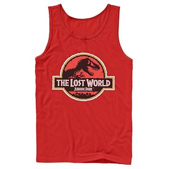 Men's Jurassic Park The Lost World Movie Logo Tank Top
