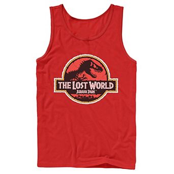 Men's Jurassic Park The Lost World Movie Logo Tank Top