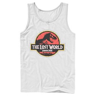 Men's Jurassic Park The Lost World Movie Logo Tank Top