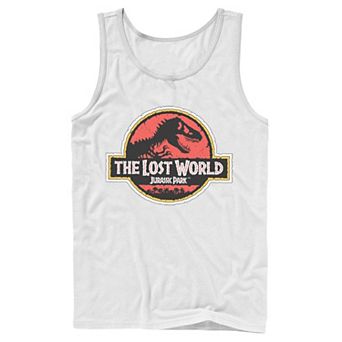 Men's Jurassic Park The Lost World Movie Logo Tank Top
