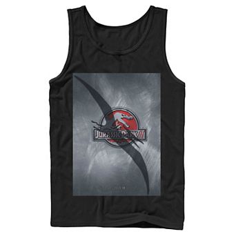 Men's Jurassic Park 3 Movie Poster Pterodactyl Tank Top