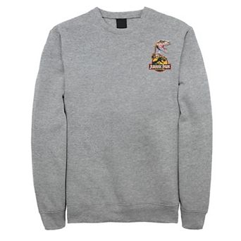 Men's Jurassic Park Raptor Hold Logo Pocket Sweatshirt