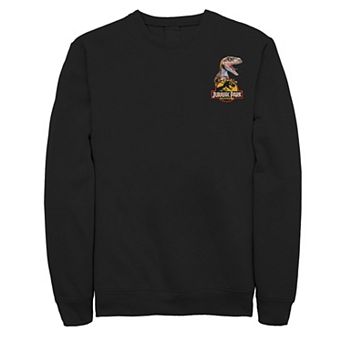 Men's Jurassic Park Raptor Hold Logo Pocket Sweatshirt