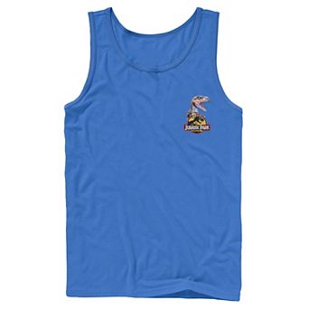 Men's Jurassic Park Raptor Hold Logo Pocket Tank Top