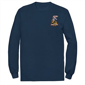 Men's Jurassic Park Raptor Hold Logo Pocket Tee