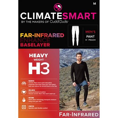 Men's Climatesmart® by Cuddl Duds Heavyweight Far-Infrared Enhance Performance Base Layer Pants
