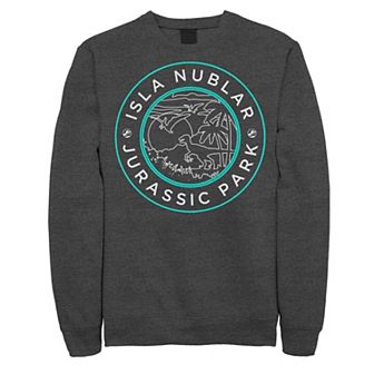 Men's Jurassic Park Isla Nublar Badge Retro Sweatshirt