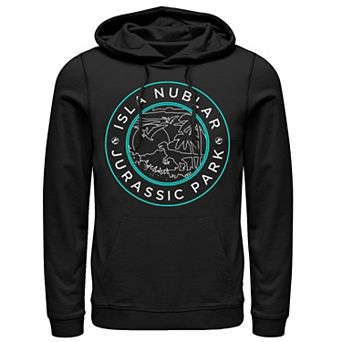 Men's Jurassic Park Isla Nublar Badge Retro Hoodie