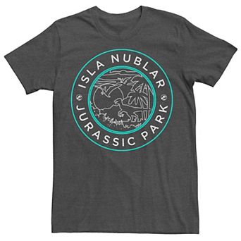 Men's Jurassic Park Isla Nublar Badge Retro Tee