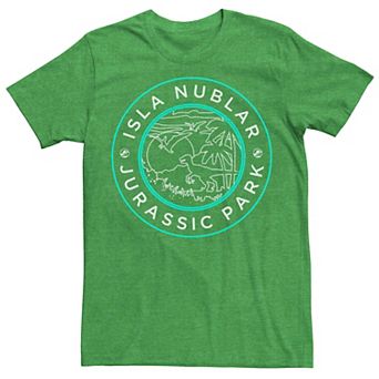 Men's Jurassic Park Isla Nublar Badge Retro Tee