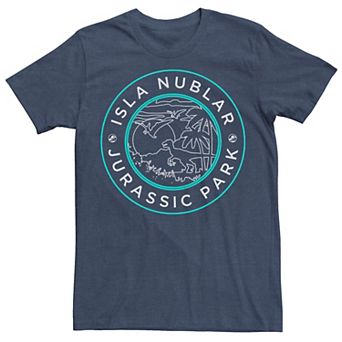 Men's Jurassic Park Isla Nublar Badge Retro Tee