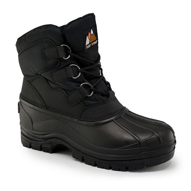 Mens winter shop boots velcro