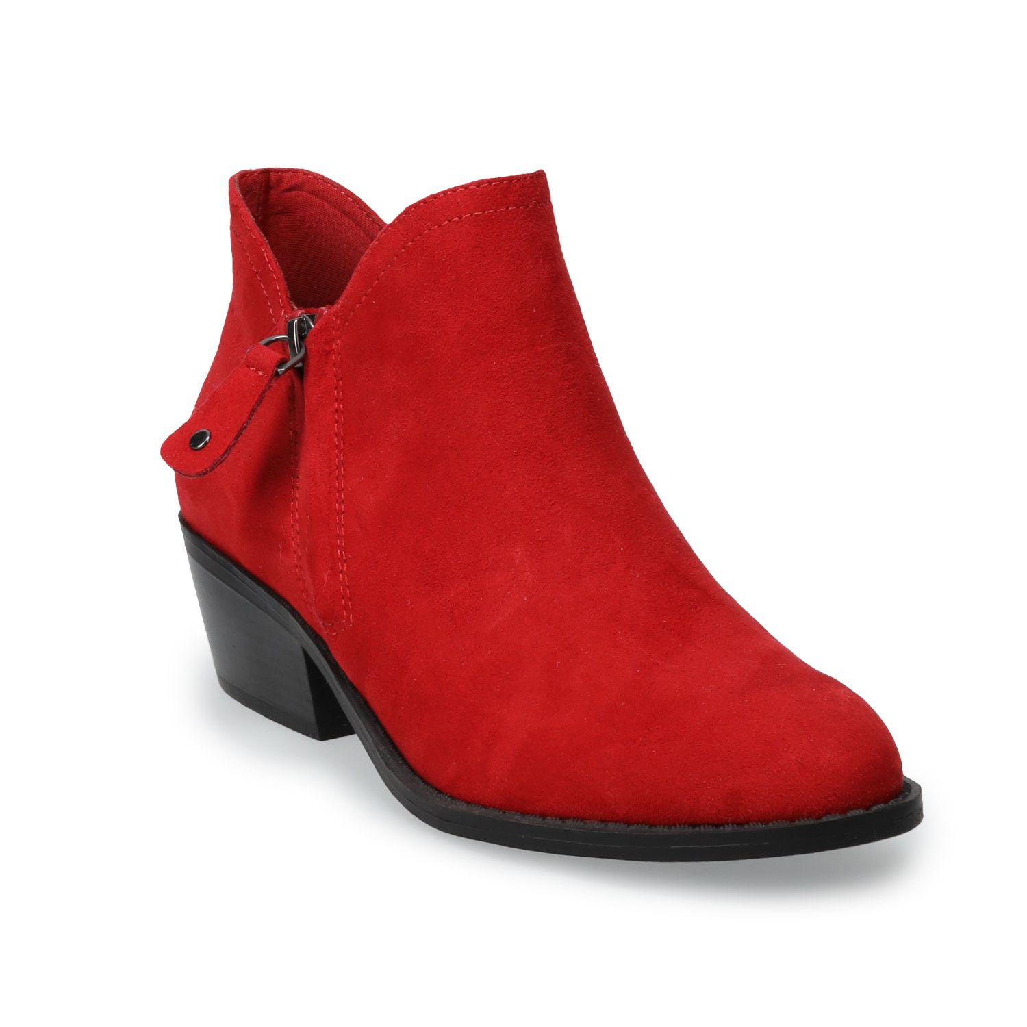 kohls red boots