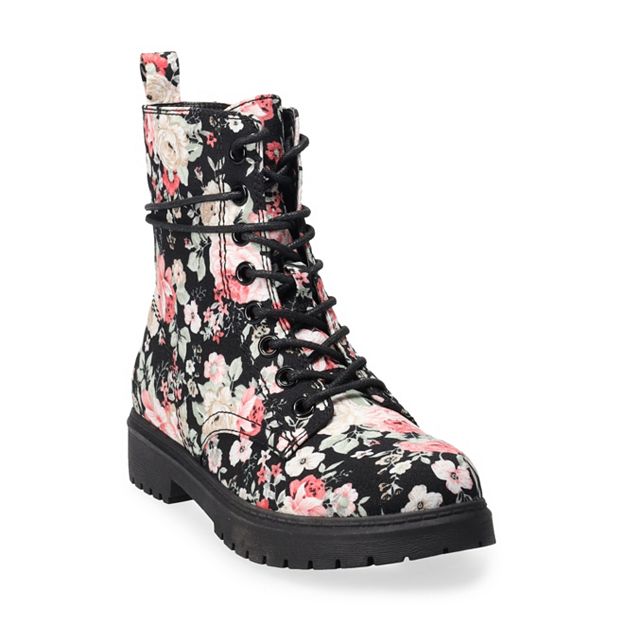black combat boots kohls