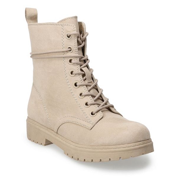 White combat clearance boots womens