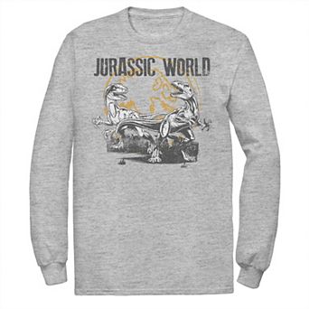 Men's Jurassic World Distressed Raptor Battle Tee