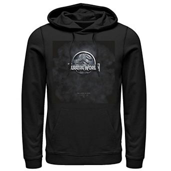 Men's Jurassic World Dark Logo Movie Poster Hoodie