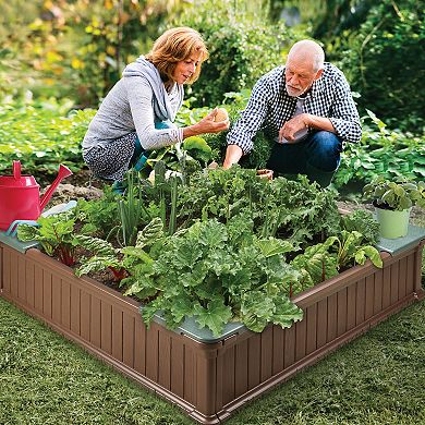 Badger Basket Woodland 2-in-1 Sandbox & Garden Planter