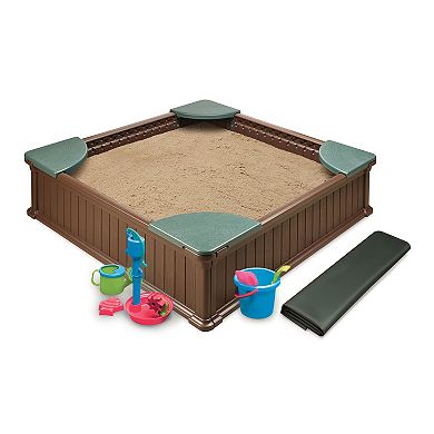 Badger Basket Woodland 2-in-1 Sandbox & Garden Planter