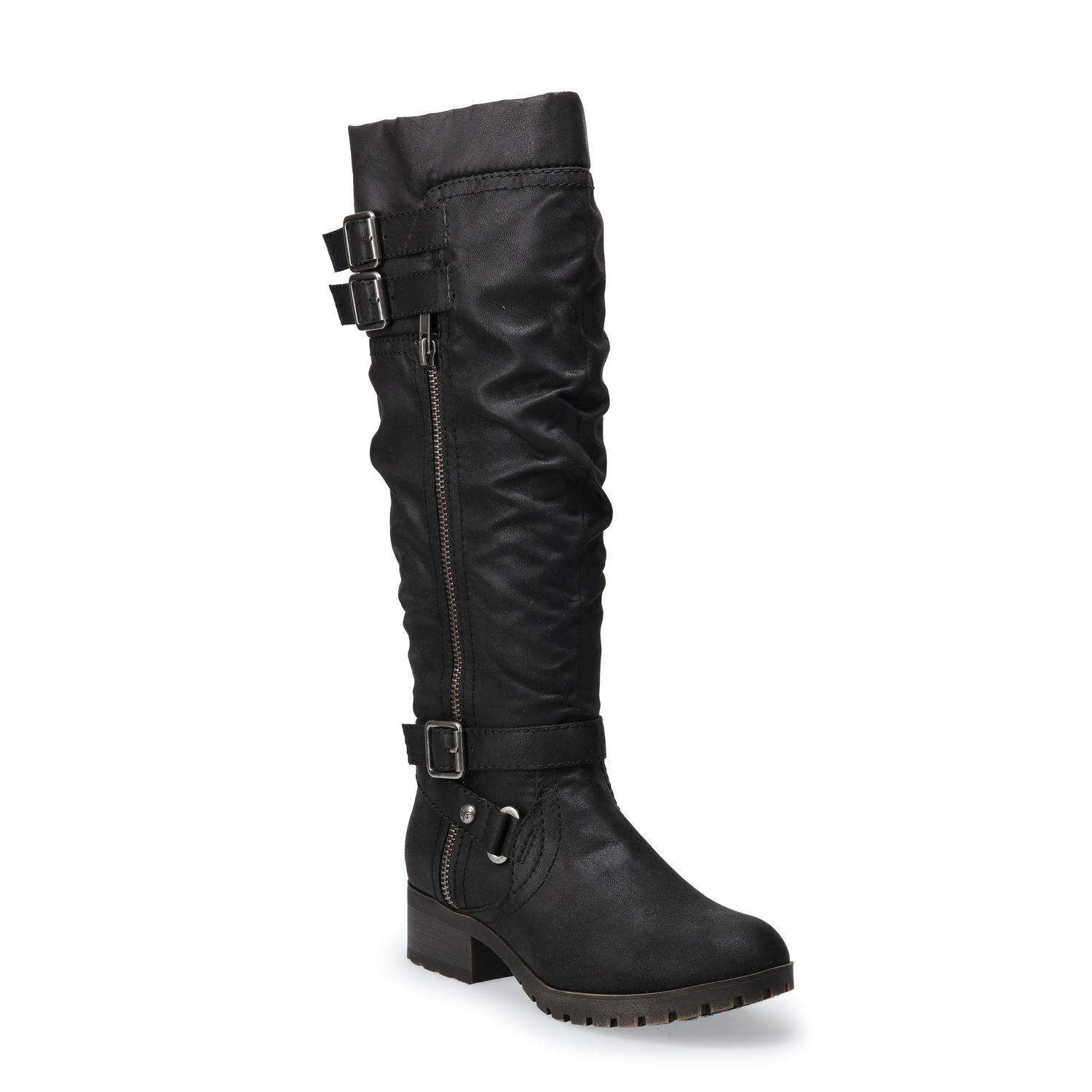 womens wide calf tall leather boots
