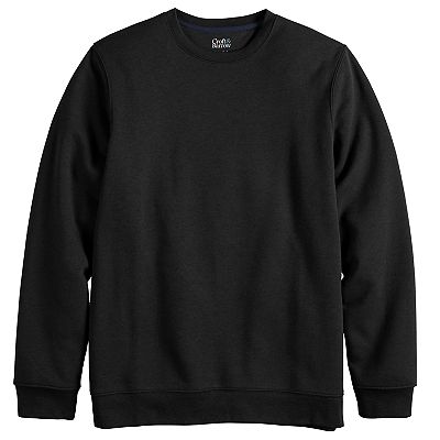 Men s Croft Barrow Easy Care Extra Soft Fleece Crewneck Pullover