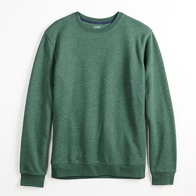Men s Croft Barrow Easy Care Extra Soft Fleece Crewneck Pullover