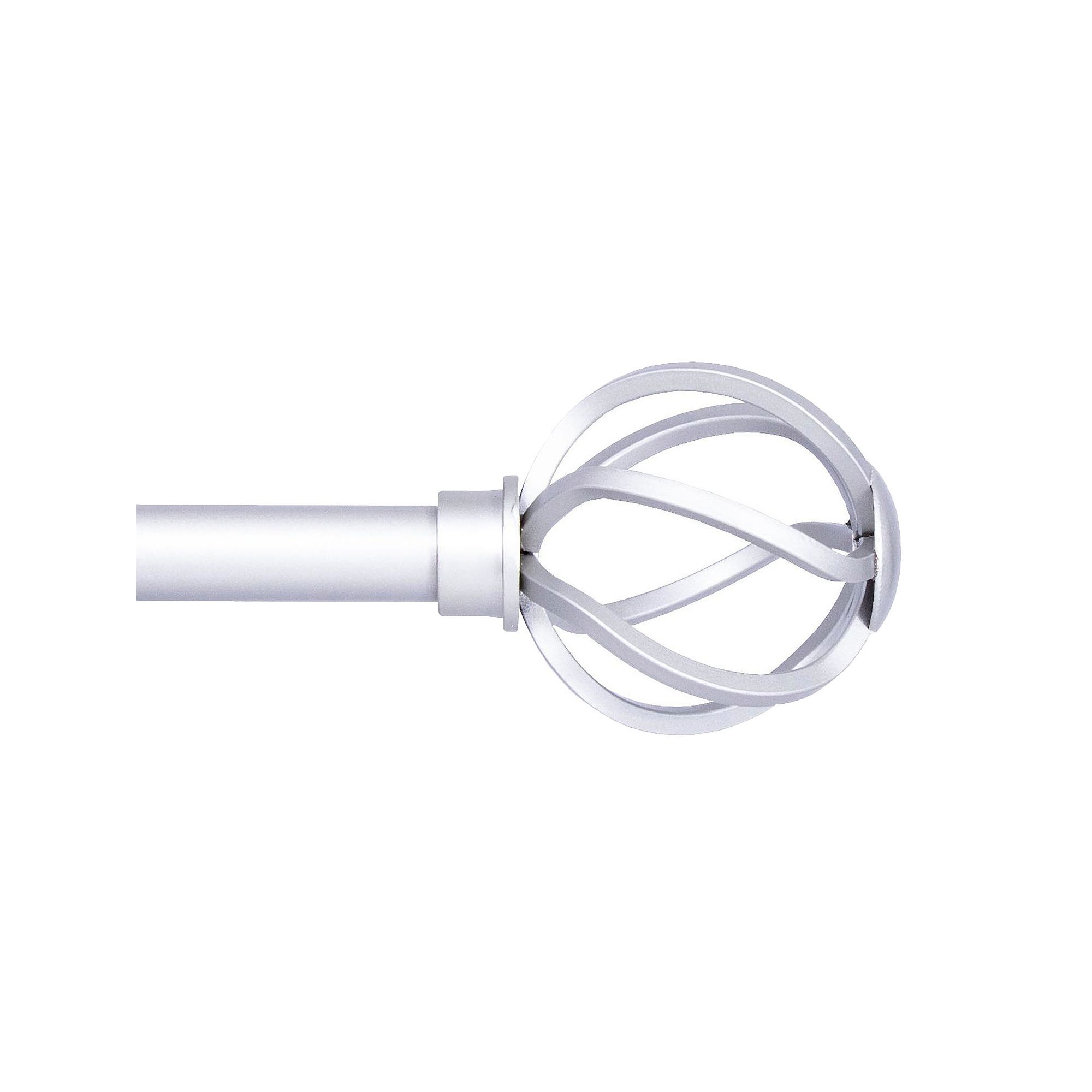 Kenney 5/8” Diameter Cage Standard Decorative Adjustable Curtain Rod Set,