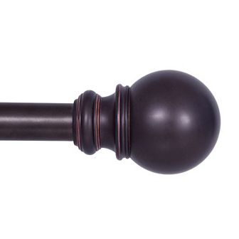 Kenney 3/4” Diameter Bryce Standard Decorative Adjustable Curtain Rod Set