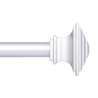 Kenney 3/4” Diameter Mission Standard Decorative Adjustable Curtain Rod Set