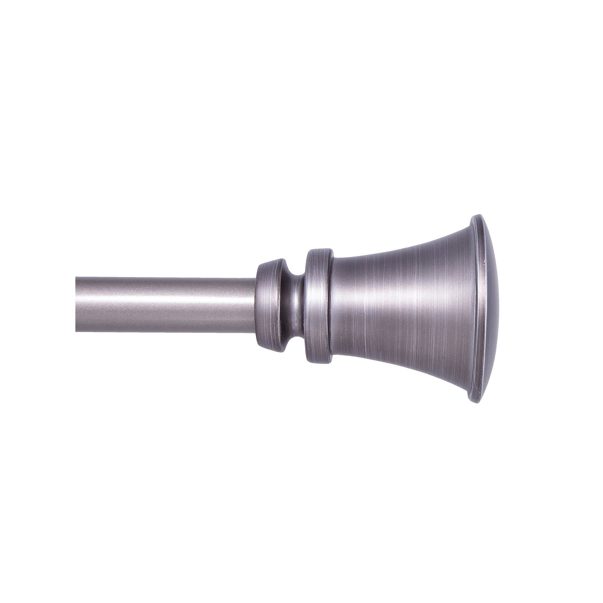 Kenney 3/4” Diameter Nile Standard Decorative Adjustable Curtain Rod Set,