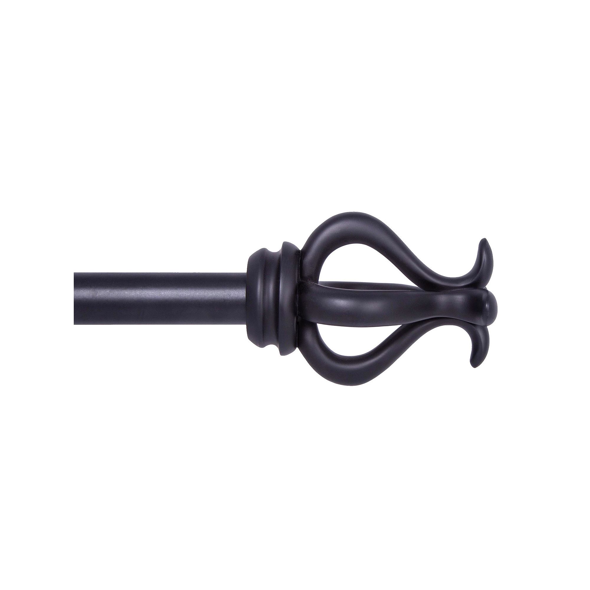 Kenney 3/4” Diameter Kinsley Standard Decorative Adjustable Curtain Rod S