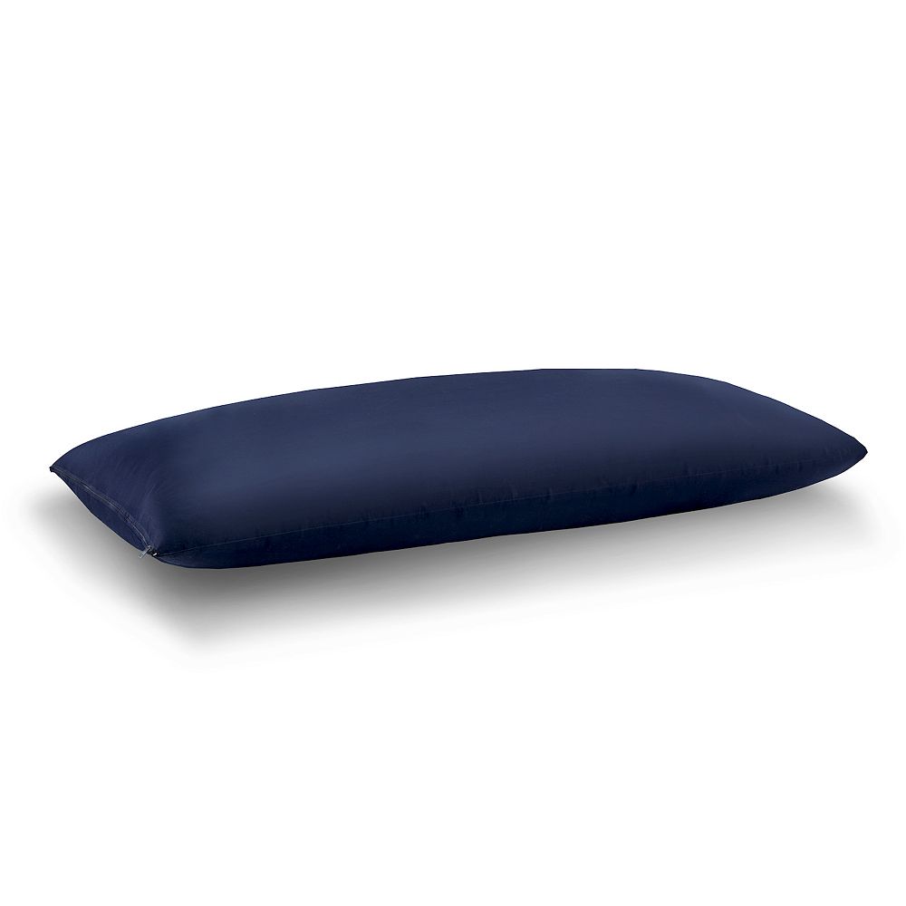 Fresh Ideas Body Pillow Cover 100% Soft Cotton 20 x 54 inch, Navy, image size:1000x1000