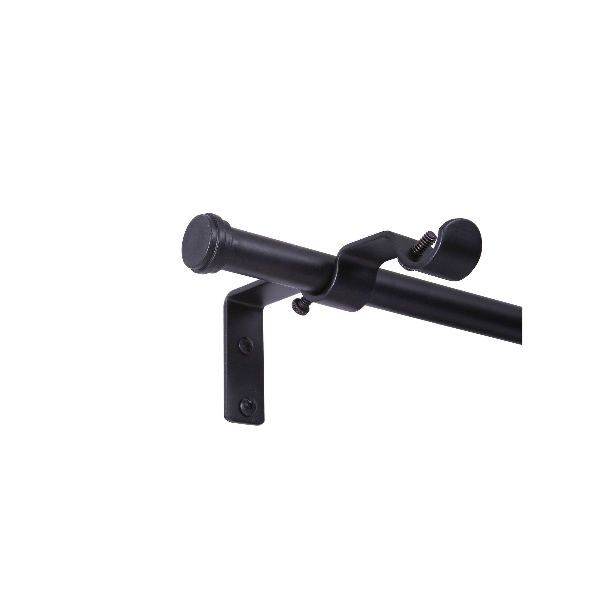 Kenney 5/8 Diameter Double Rod Conversion Kit, Black