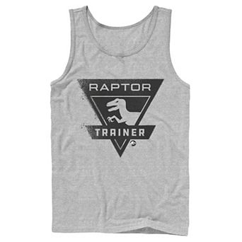 Men's Jurassic World Raptor Trainer Simple Logo Tank Top