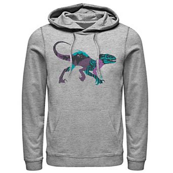 Men's Jurassic World Raptor DNA Scene Fill Hoodie