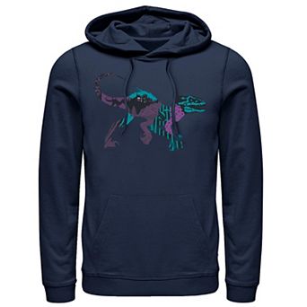Men's Jurassic World Raptor DNA Scene Fill Hoodie