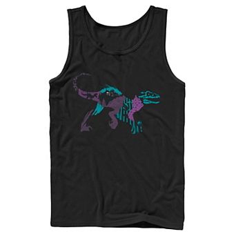 Men's Jurassic World Raptor DNA Scene Fill Tank Top