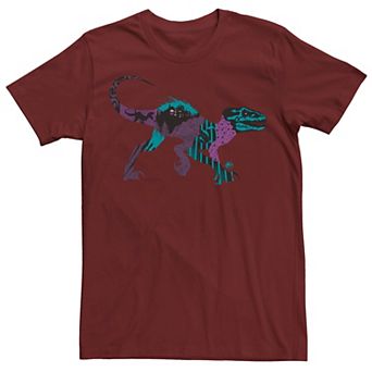 Men's Jurassic World Raptor DNA Scene Fill Tee