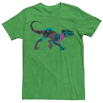 Men's Jurassic World Raptor DNA Scene Fill Tee