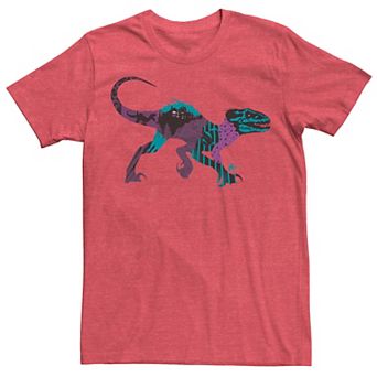Men's Jurassic World Raptor DNA Scene Fill Tee