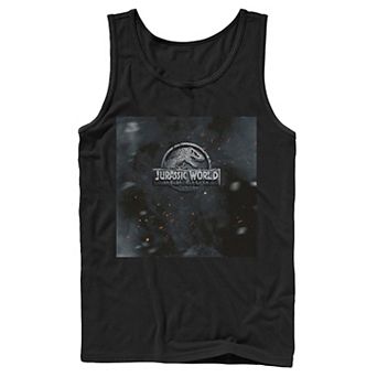 Men's Jurassic World Two Fallen Kingdom Movie Poster Tank Top