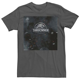 Men's Jurassic World Two Fallen Kingdom Movie Poster Tee